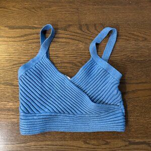 Princess Polly Arlene Top XS Small Blue tank top shirt